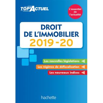 Top'Actuel Droit De L'Immobilier 2019-2020