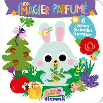 Baby Hemma - Mon imagier parfumé - 6 odeurs du jardin à gratter