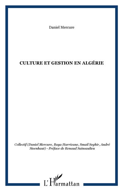 Culture et gestion en algerie