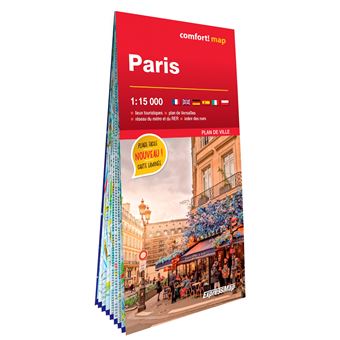 Paris 1/15.000 (carte grand format laminée - plan de ville)