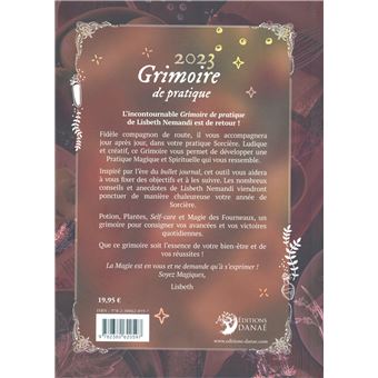 Grimoire de pratique 2023 - 365 jours d'études pour développer ses capacités magiques et créatives en Magie des Fourneaux
