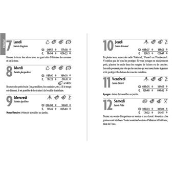 Petit livre de - Jardiner avec la lune 2022