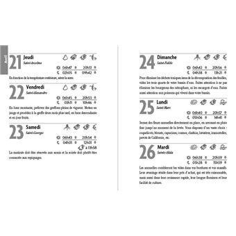 Petit livre de - Jardiner avec la lune 2022