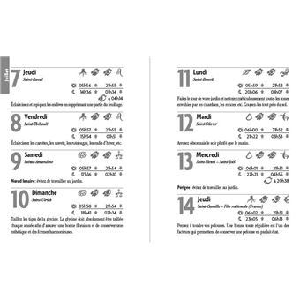 Petit livre de - Jardiner avec la lune 2022