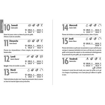 Petit livre de - Jardiner avec la lune 2022