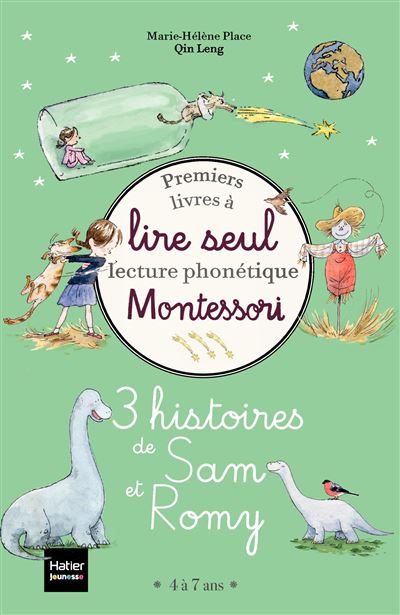Coffret premiers livres à lire seul - 3 histoires de Sam et Romy niveau 3 - Pédagogie Montessori - Marie-Hélène Place - (donnée non spécifiée)