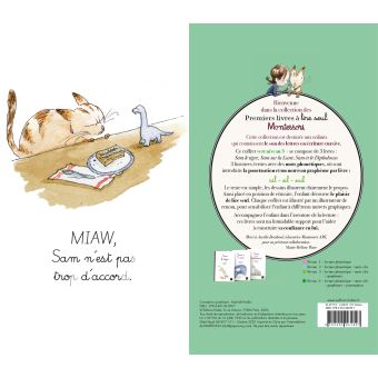 Coffret premiers livres à lire seul - 3 histoires de Sam et Romy niveau 3 - Pédagogie Montessori
