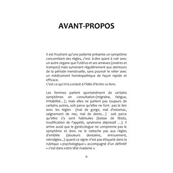 Les médicaments homéopathiques des symptômes menstruels