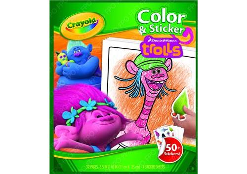 CRAYOLA ALBUM COLORIAGE ET AUTOCOLLANTS