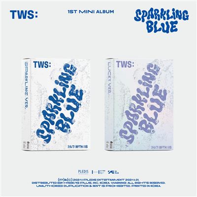 TWS 1st Mini Album 'Sparkling Blue' (Lucky Version) Coffret