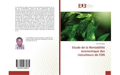 Etude de la rentabilité économique des riziculteurs de l'ON