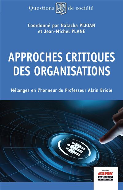 Approches critiques des organisations - Natacha Pijoan - broché