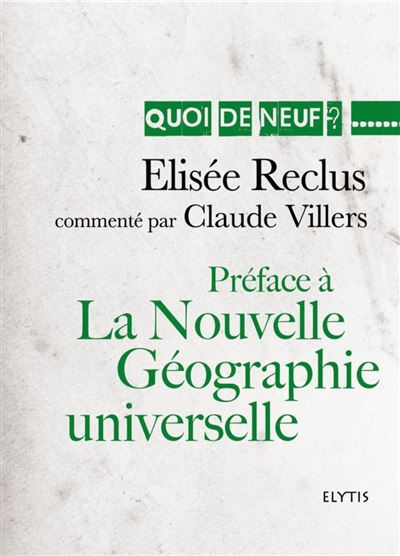 Preface a la nouvelle geographie universelle