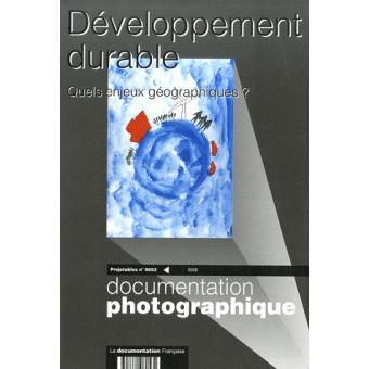 Projetables  - Développement durable - Qquels enjeux géeographiques ?