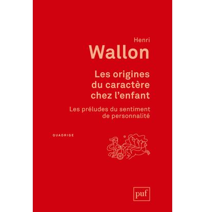Les origines du caractère chez l'enfant - Henri Wallon - broché