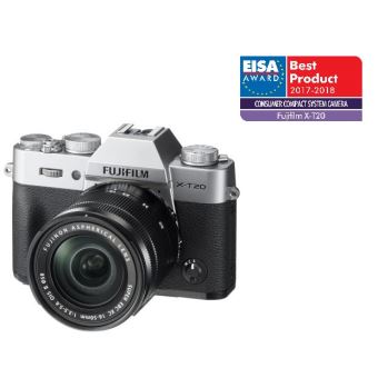 Afscheiden Ban Bridge pier Hybrid Fujifilm X-T20 Naked Case + XC-lens 16-50 mm F3.5-5.6 OIS II zilver  - Systeem camera - Fnac.be