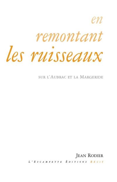 En remontant les ruisseaux