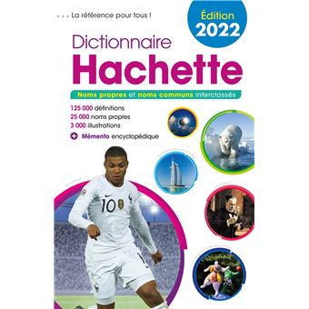 Dictionnaire Hachette 2022