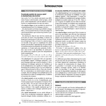 S'entrainer au calcul mental et au calcul en ligne CM + Téléchargement