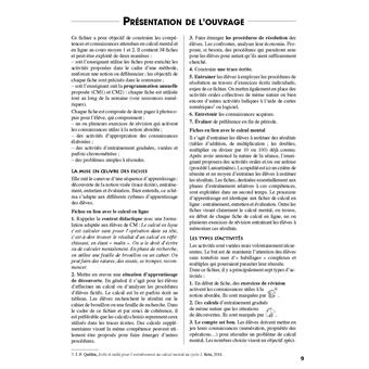 S'entrainer au calcul mental et au calcul en ligne CM + Téléchargement