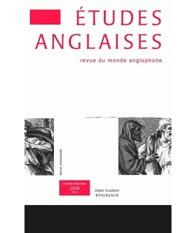 Études anglaises - N°4/2008