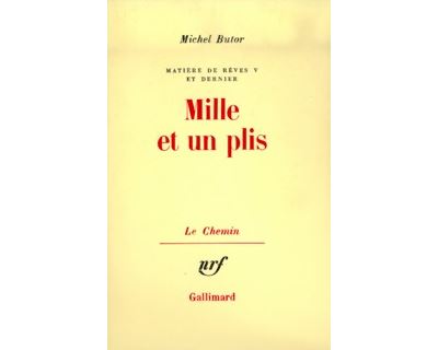 Mille et un plis - Michel Butor - (donnée non spécifiée)