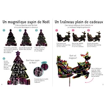 Silhouettes à gratter - Noel