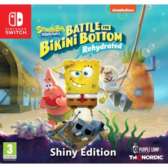 SpongeBob SquarePants Battle for Bikini Bottom Rehydrated Shiny Edition Nintendo Switch