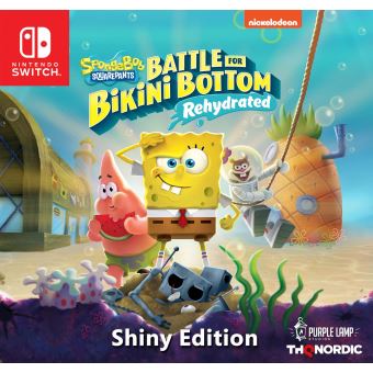 SpongeBob SquarePants Battle for Bikini Bottom Rehydrated Shiny Edition Nintendo Switch