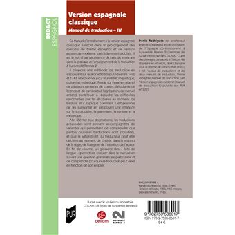 Version espagnole classique