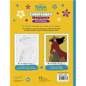 RAYA ET LE DERNIER DRAGON - Coloriages Magiques - Mystères - Disney