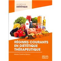 Regimes courants en dietetique therapeutique