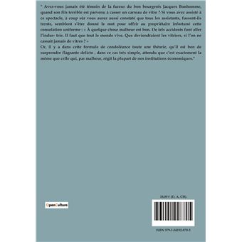 Ce qu'on voit et ce qu'on ne voit pas