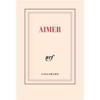 Carnet poche "Aimer" (papeterie)