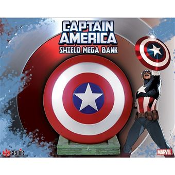 Tirelire méga Marvel Bouclier Captain America