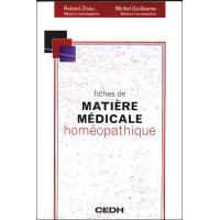 Fiches de matière médicale homéopathique