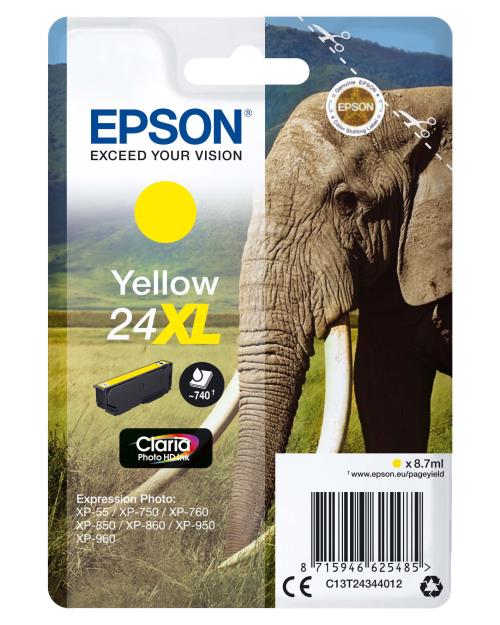 cartouche Epson ELEPHANT 24XL YELLOW