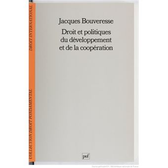 Droit et politique du développement et de la coopération