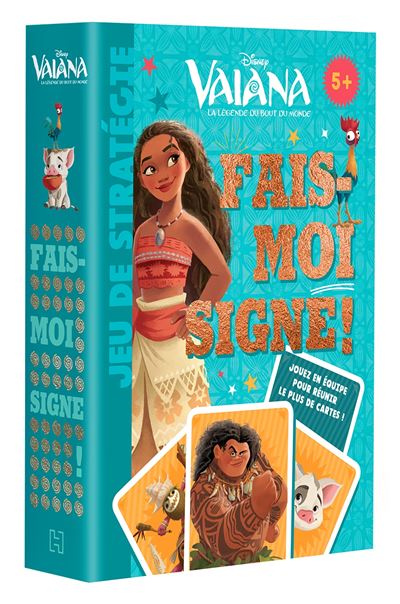 VAIANA - Jeu de cartes - Fais-moi signe ! - Disney