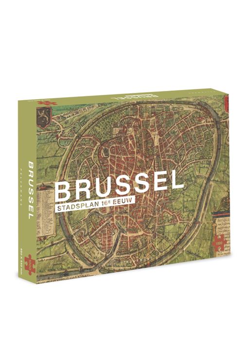 Plan de la ville de Bruxelles Puzzle 1000 pièces