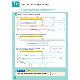 De l'école à la maison - Maths CM2 Ed. 2022 - Mes fiches Leçons de Maths + exercices numériques