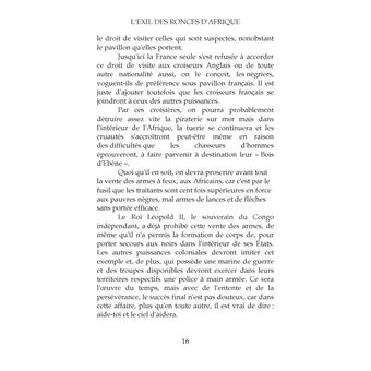 L'exil des ronces d'afrique