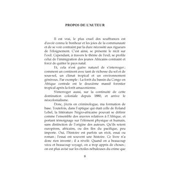 L'exil des ronces d'afrique