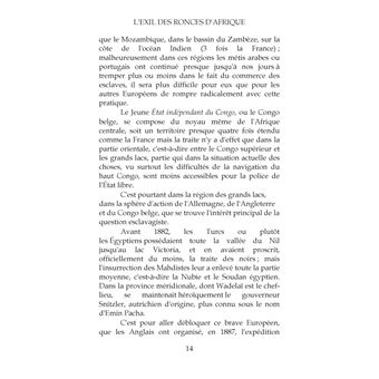 L'exil des ronces d'afrique