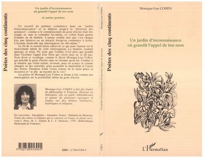 Un jardin d'inconnaissance ou grandit l'appel de ton nom