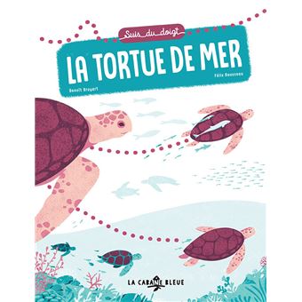 Suis du doigt la tortue de mer