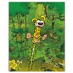 Affiche Marsupilami Saut de joie 28 x 35,5 cm