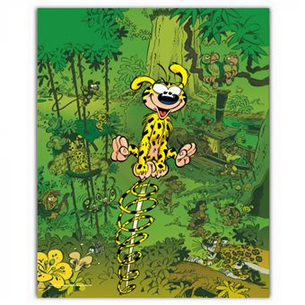 Affiche Marsupilami Saut de joie 28 x 35,5 cm