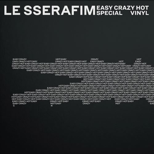 K-POP・アジア EASY-CRAZY-HOT SPECIAL VINYL CARBONBLACK EASY-CRAZY-HOT' SPECIAL VINYL [CARBON BLACK] - LE SSERAFIM