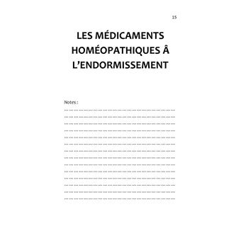 Le sommeil des médicaments homéopathiques